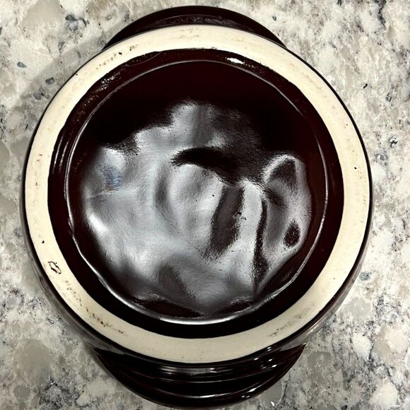 Escargot Ceramic Dish Bakeware Hall Oven Set (4) - Six Snails Per Tray MCM #1154 - Picture 8 of 9